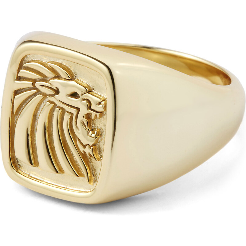 Northern Jewelry Lion Tribute pozlacený prsten ze stříbra 925 Lion Tribute Gold 925s Ring