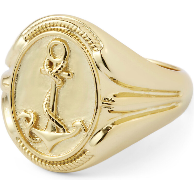 Northern Jewelry Sláva námořníkům pozlacený prsten ze stříbra 925 Sailor Tribute Gold 925s Ring