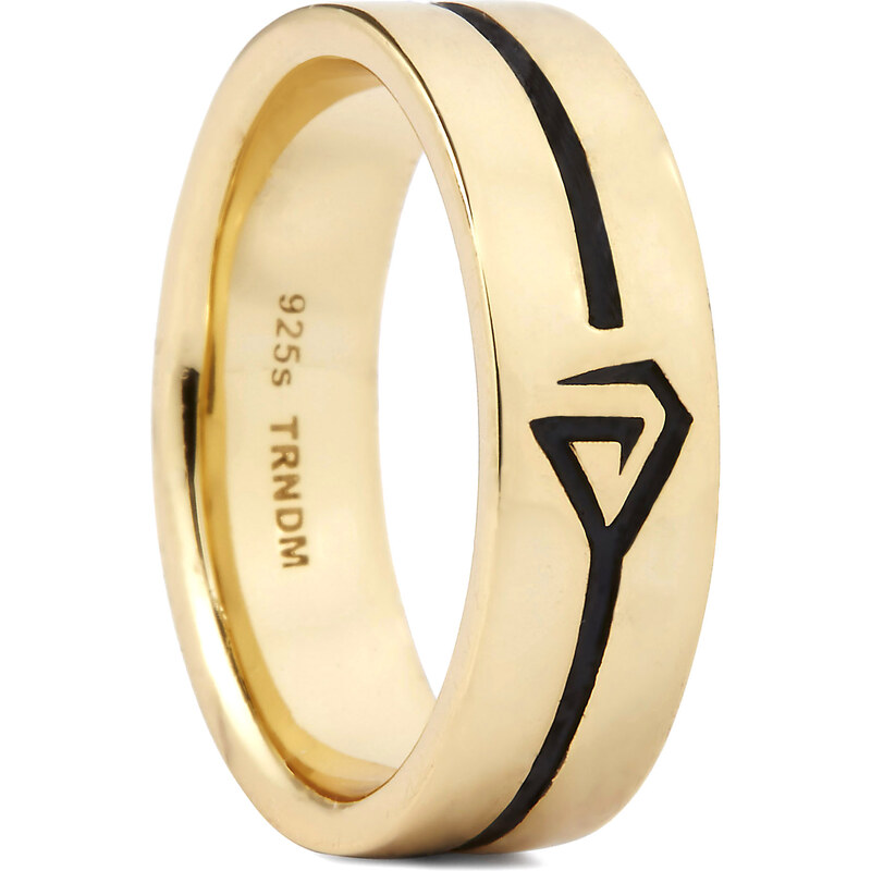 Northern Jewelry Pozlacený prsten ze stříbra 925 Northern Northern Gold 925s Ring