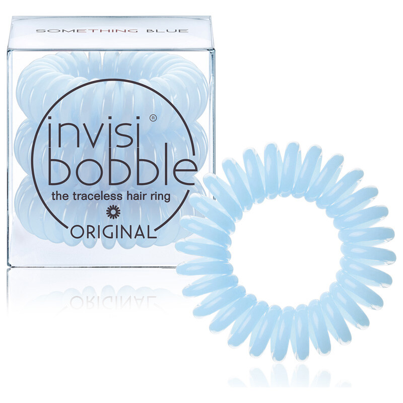 Invisibobble Original Something Blue, 3 kusy - originální vlasové gumičky světle modré