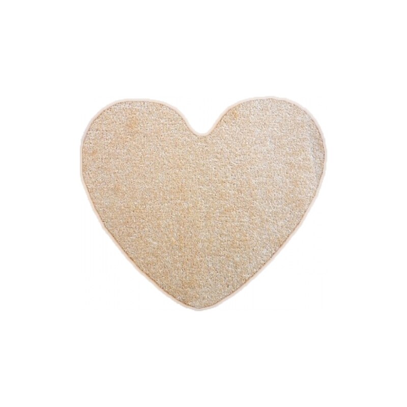 Kusový koberec Eton Srdce béžový, Rozměry koberců 100x120 - srdce Vopi koberce
