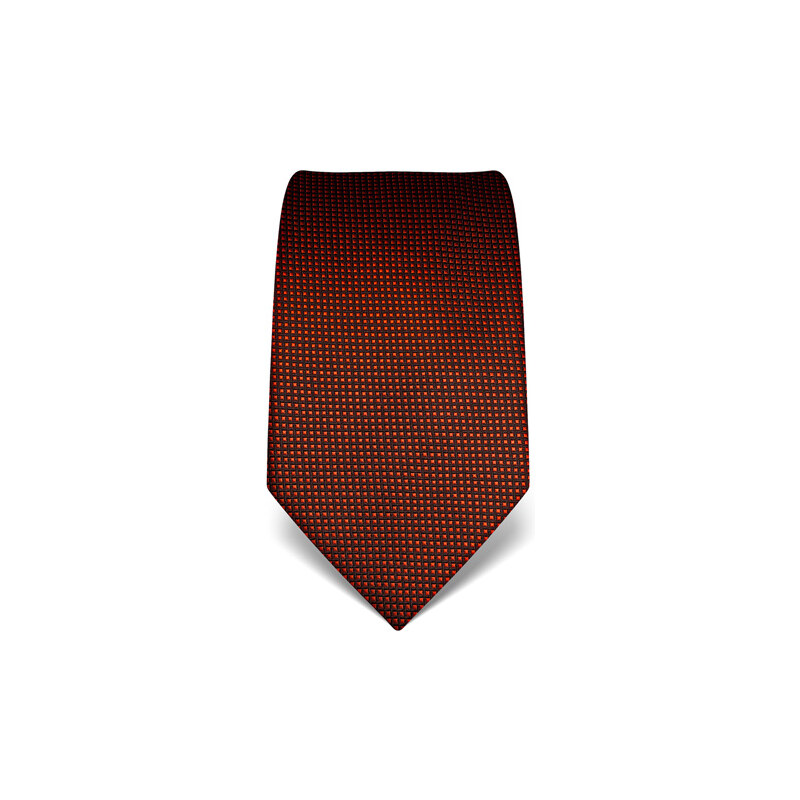 Kostičkovaná kravata Vincenzo Boretti 21933 - oranžová