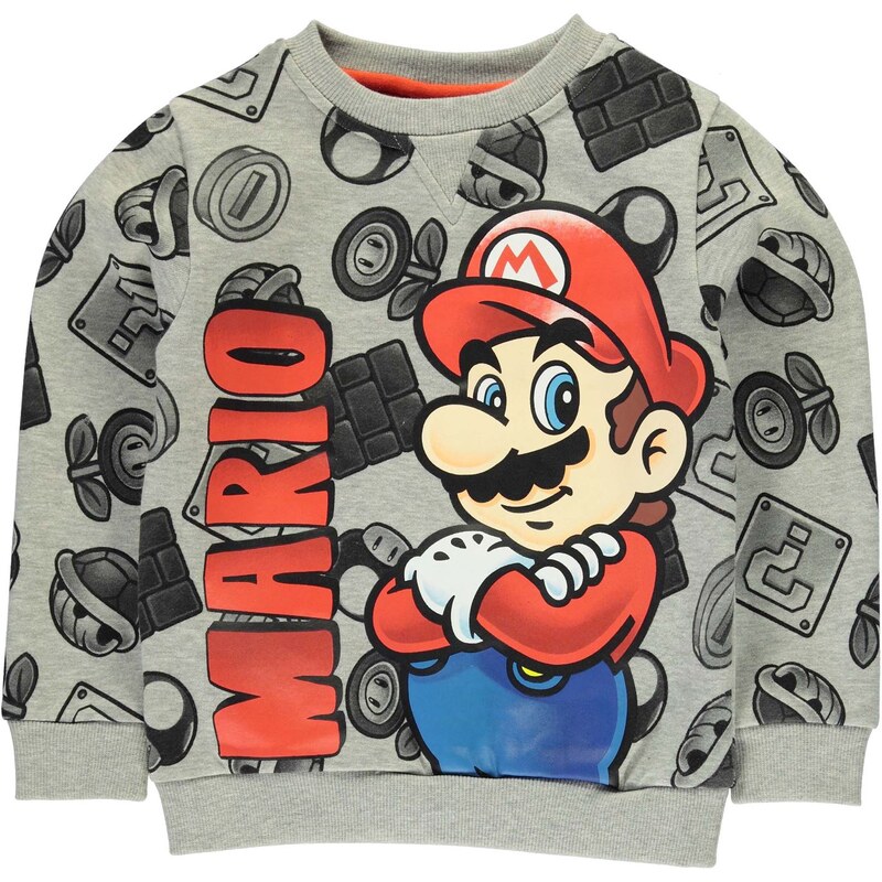 Character Crew Sweater Infant Boys Nintendo