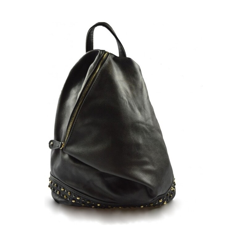 Dámský černý trendový batoh Front Marlen 11062