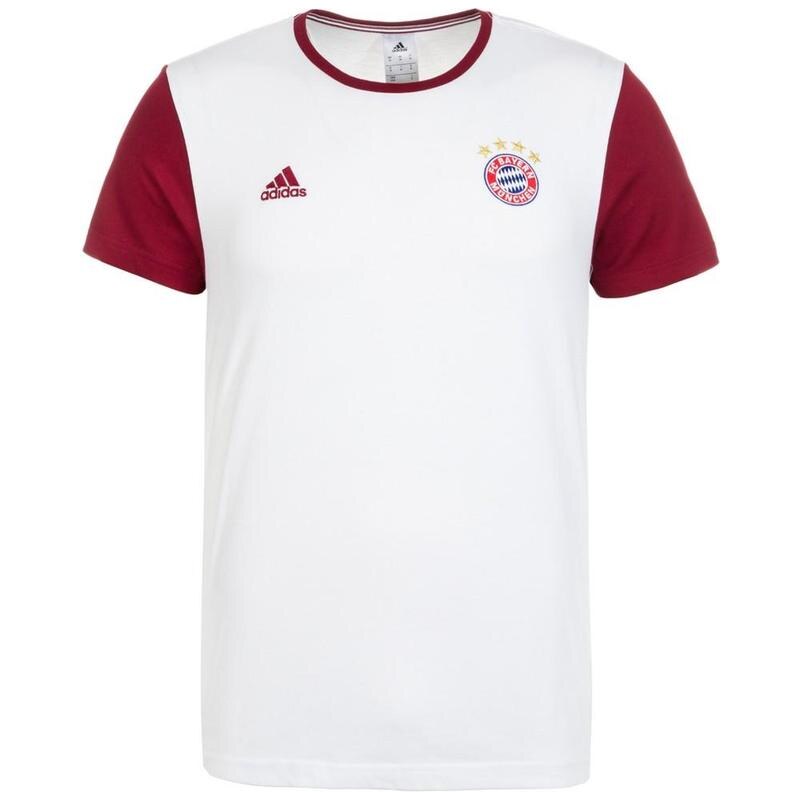 Triko adidas FC Bayern Mnichov 3S XS BÍLÁ