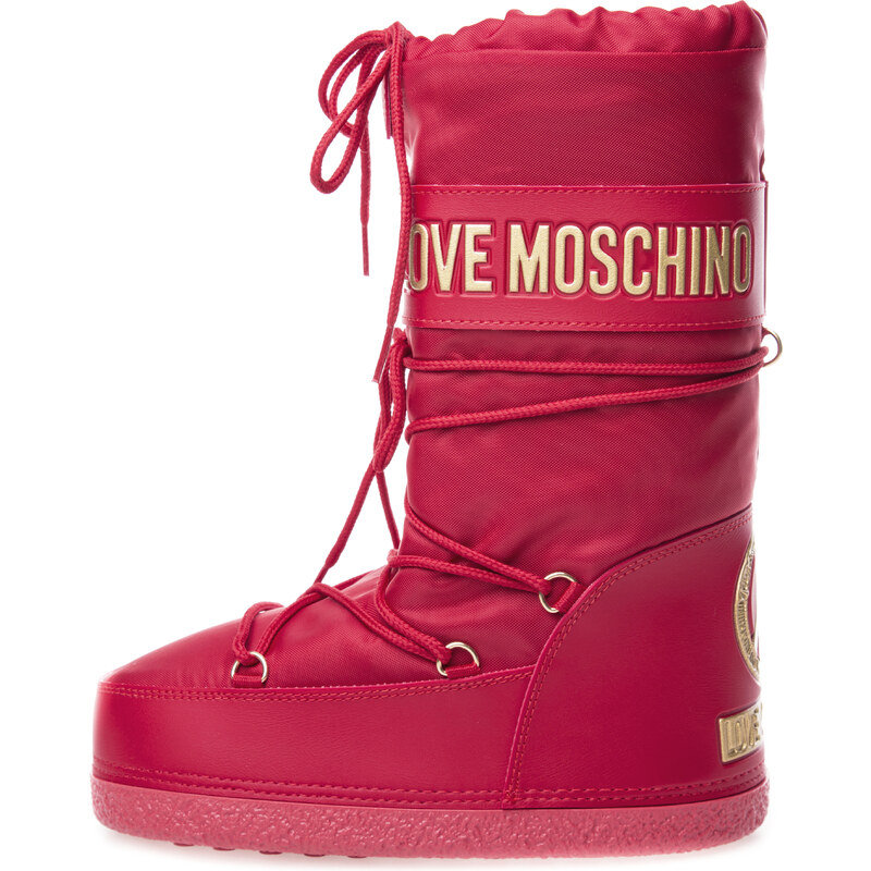 Love Moschino Sněhule Červená