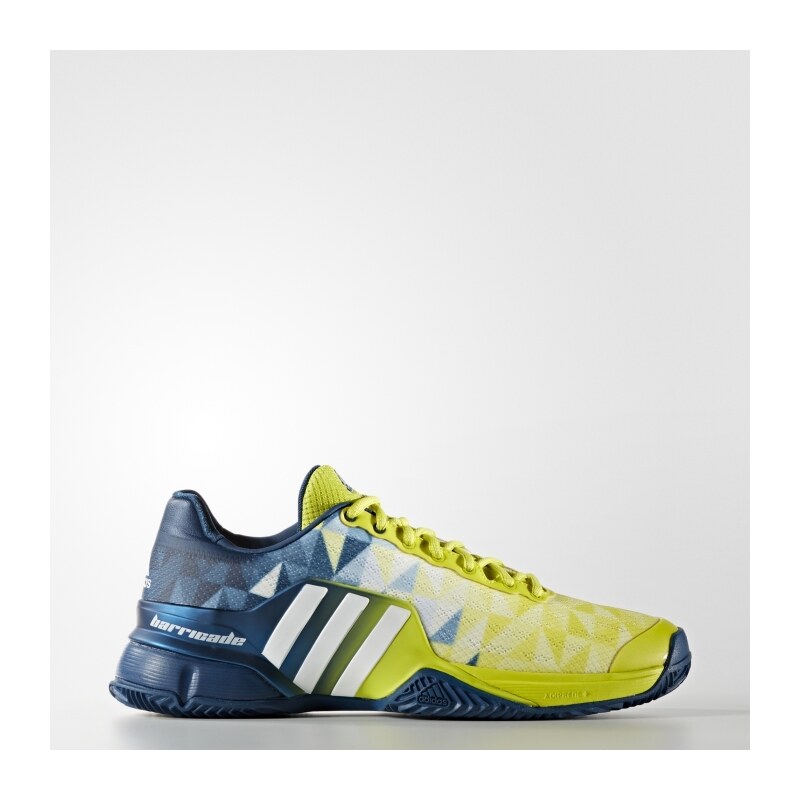 Tenisové boty adidas Performance barricade 2016 clay (Žlutá / Bílá / Modrá)