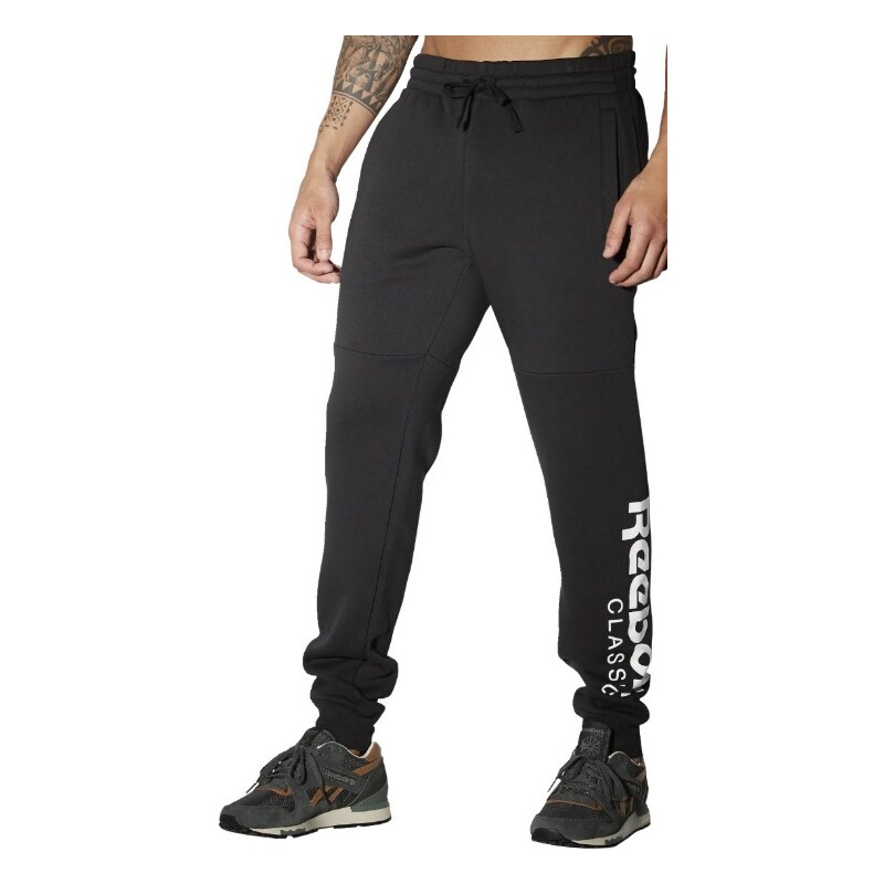 Tepláky Reebok F Fleece Pant black