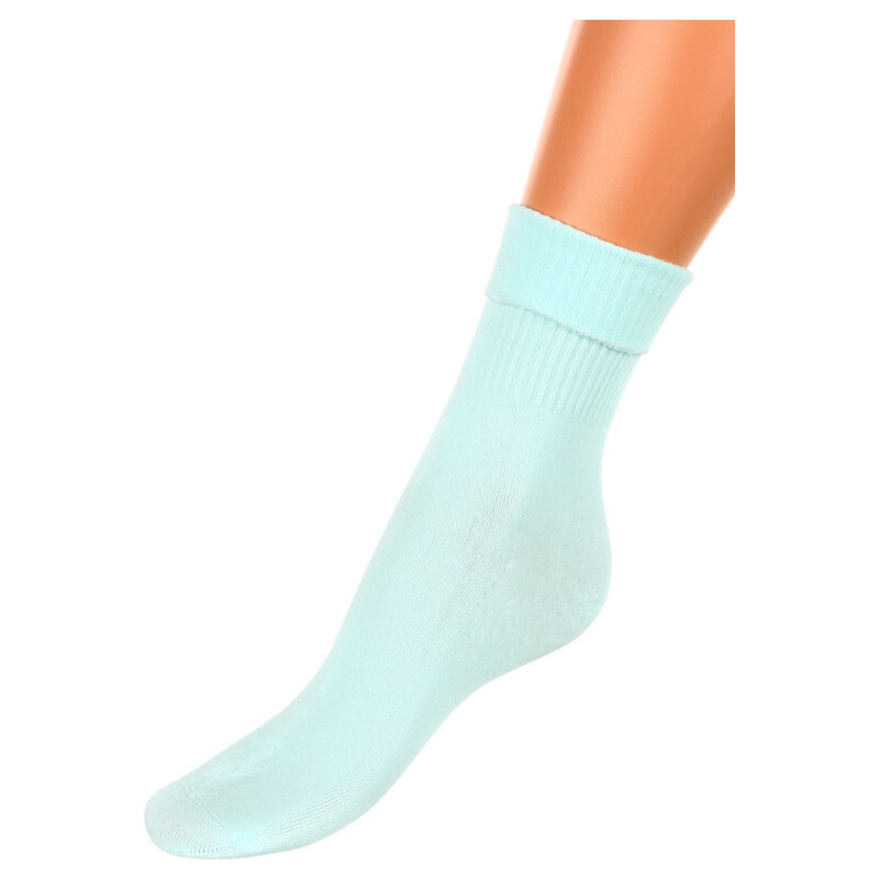 YooY Dámské vysoké ponožky (světle modrá, 35-38)