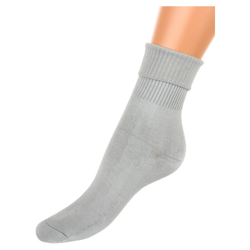 YooY Dámské vysoké ponožky (světle šedá, 35-38)