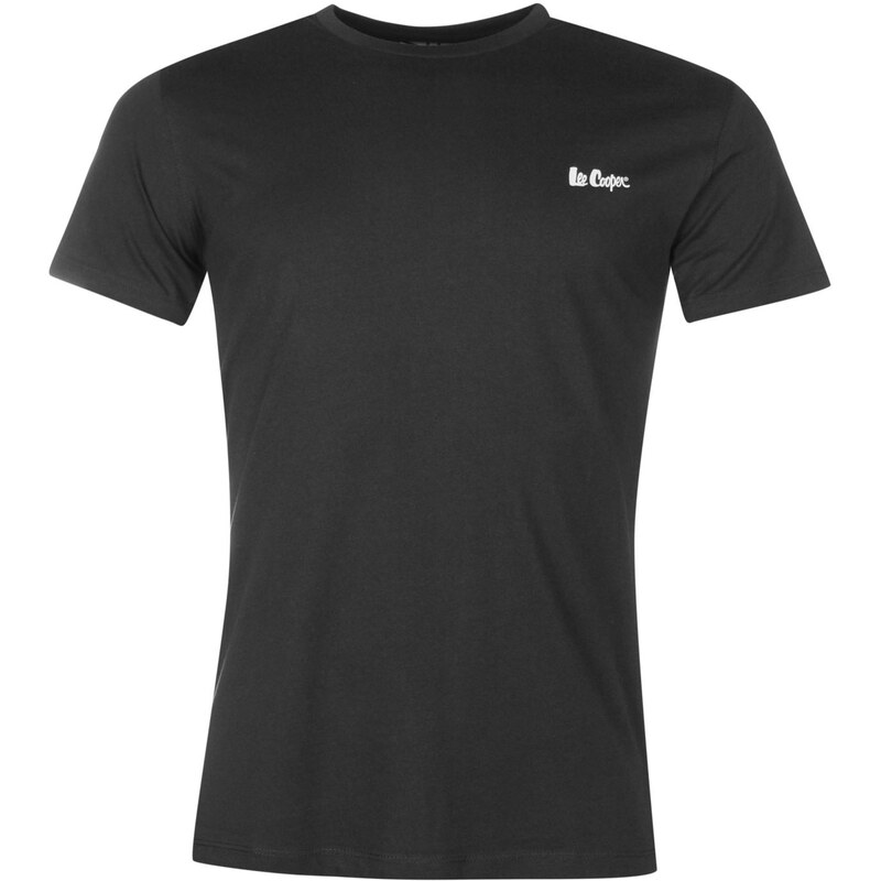 Pánské tričko Lee Cooper Essential Crew - černá