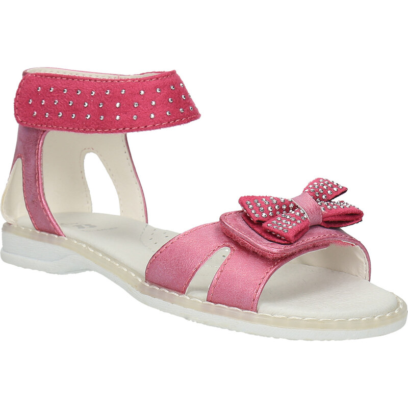 Mini B Dívčí sandály s mašlí