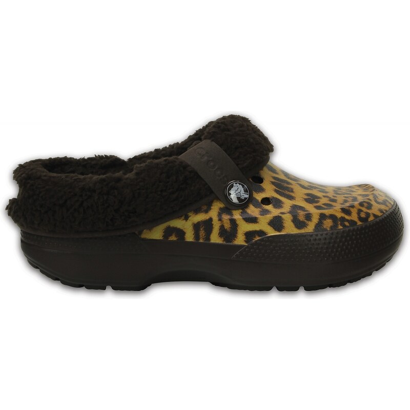 Crocs Clog Unisex Gold/Espresso Classic Blitzen II Animal