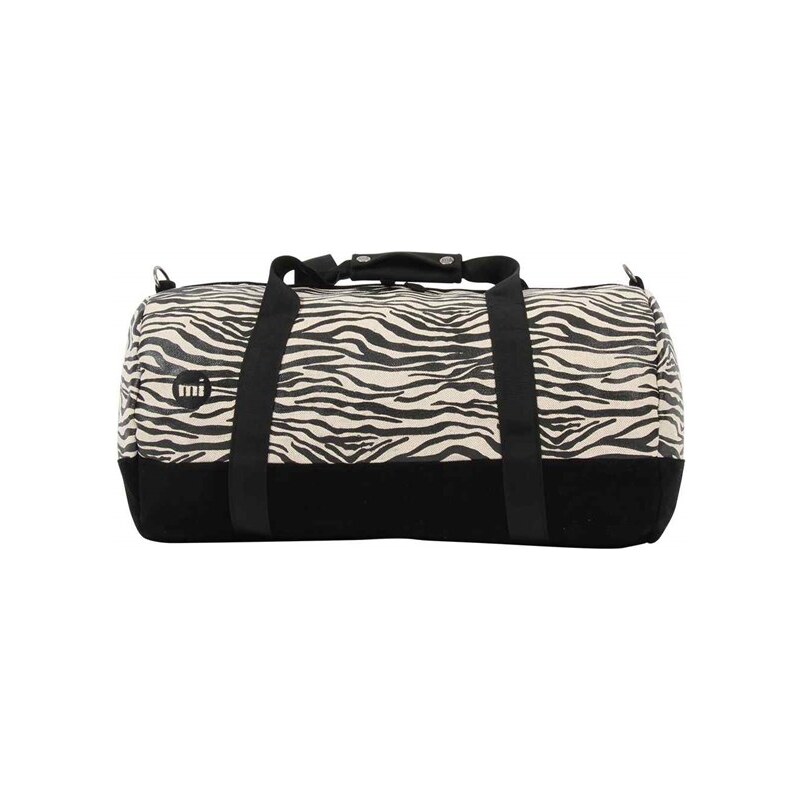 cestovní taška MI-PAC - Duffel Canvas Zebra Black/White (A11)