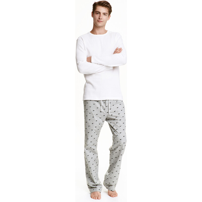 H&M Pyžamo s trikem a kalhotami