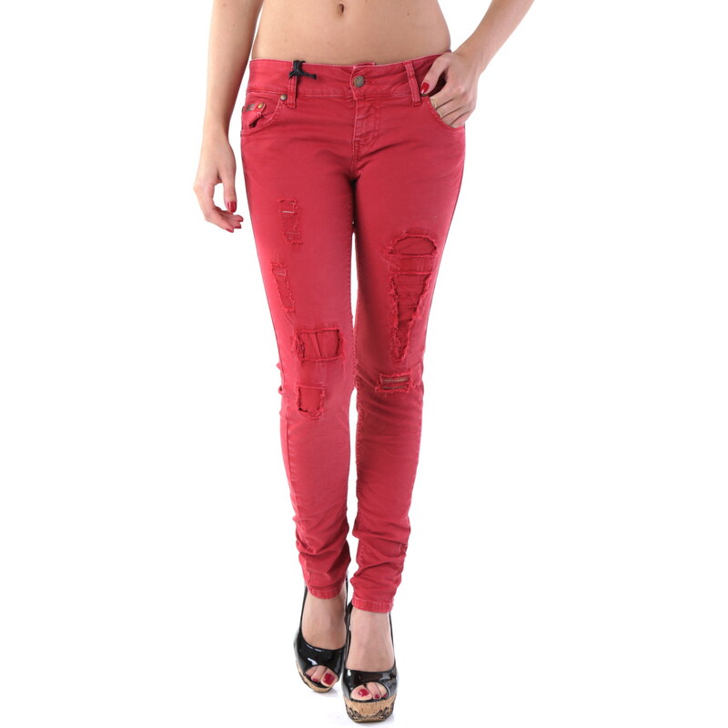 Dámské jeans Sexy Woman - Červená / L