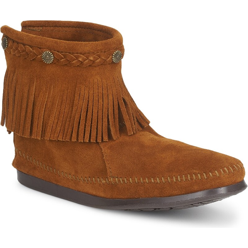 Minnetonka Kotníkové boty HI TOP BACK ZIP BOOT 74435940