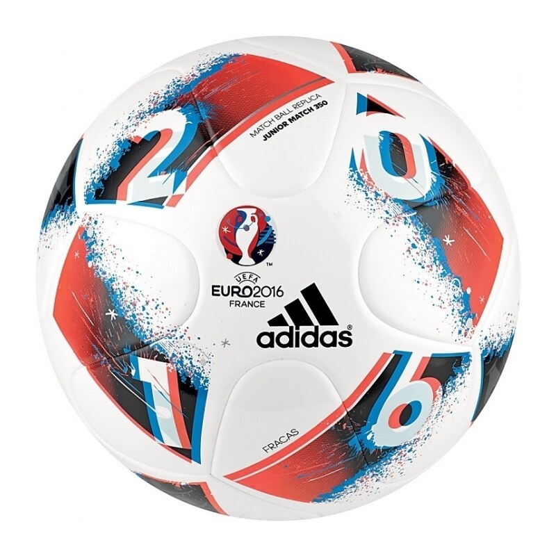 Fotbalový míč adidas Performance EURO16 OMB (Bílá / Modrá / Oranžová)