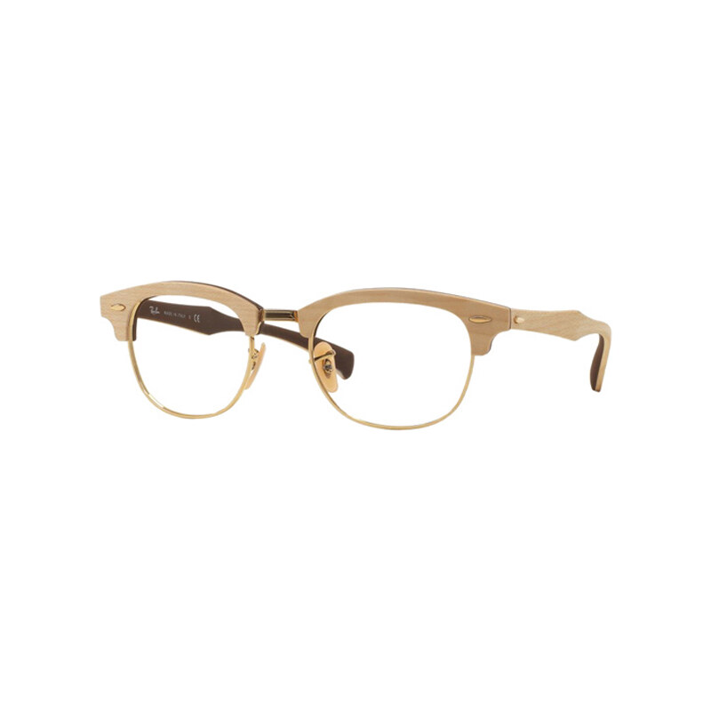 Ray-Ban Clubmaster Wood Optical RX5154M 5558 - velikost M
