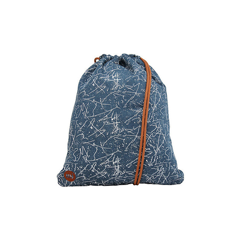 Mi-Pac Vak Premium Kit Bag Denim Squiggle 740554-005 Mid Blue/White