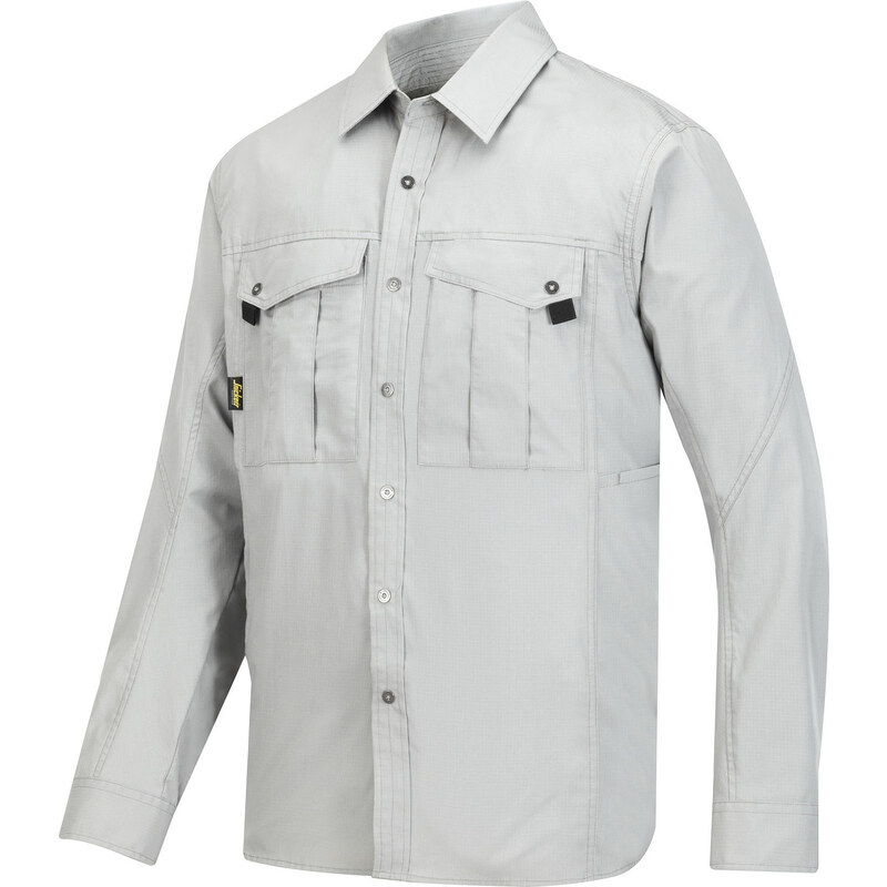 Košile Rip-Stop s dlouhým rukávem šedá Snickers Workwear