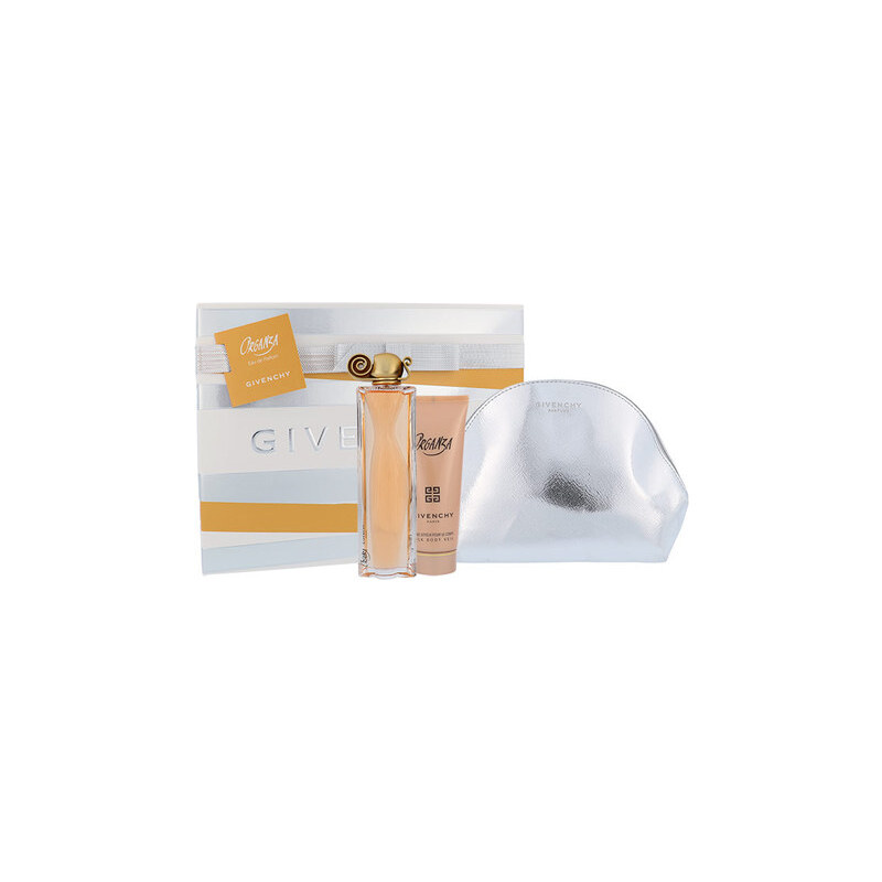 Givenchy Organza EDP dárková sada W - parfémovaná voda 100 ml + tělový závoj 75 ml + kosmetická taška