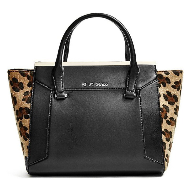 G By Guess Aava color-blocked tote black multicolor