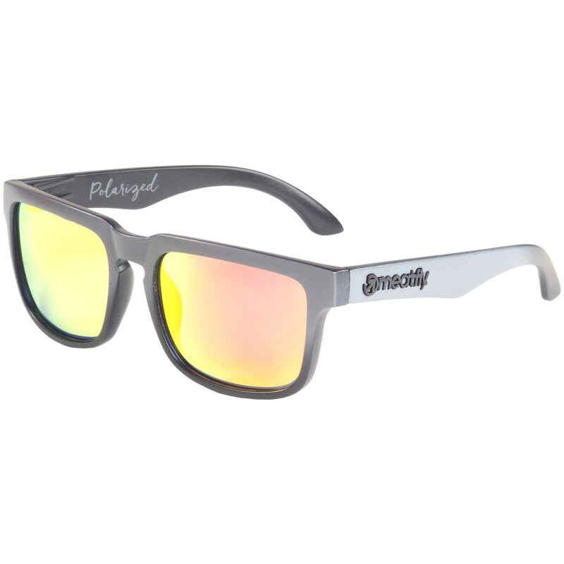 Meatfly Sluneční polarizační brýle Viper C - Black/Grey Polarized