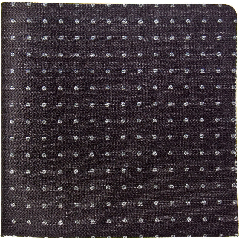 Avantgard Černý kapesníček s drobnými puntíky