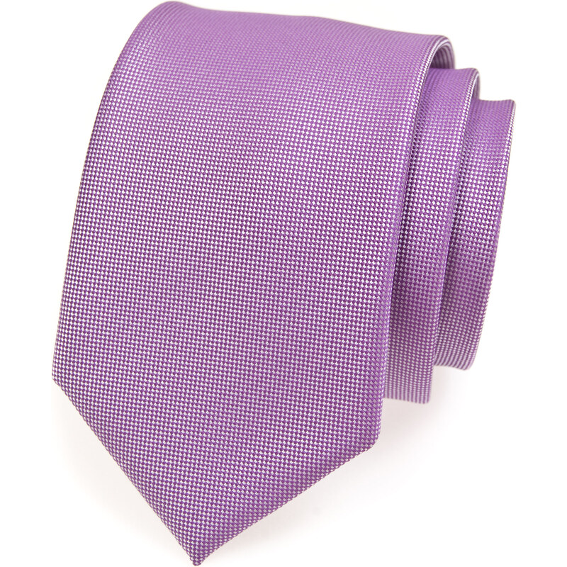 Avantgard Tmavá lila kravata_