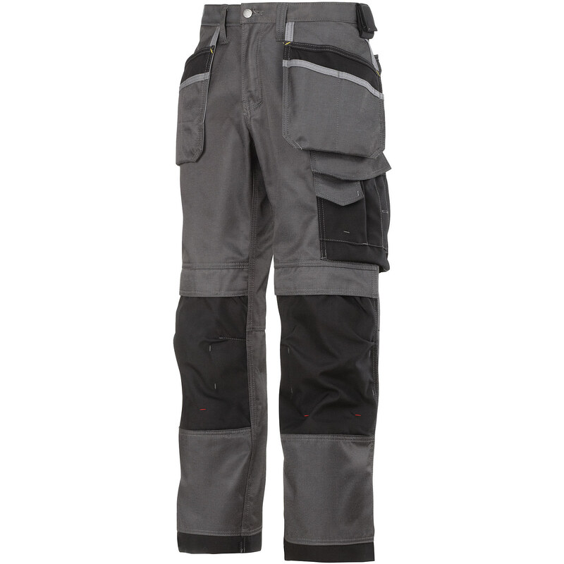 Pracovní kalhoty DuraTwill s PK šedé Snickers Workwear