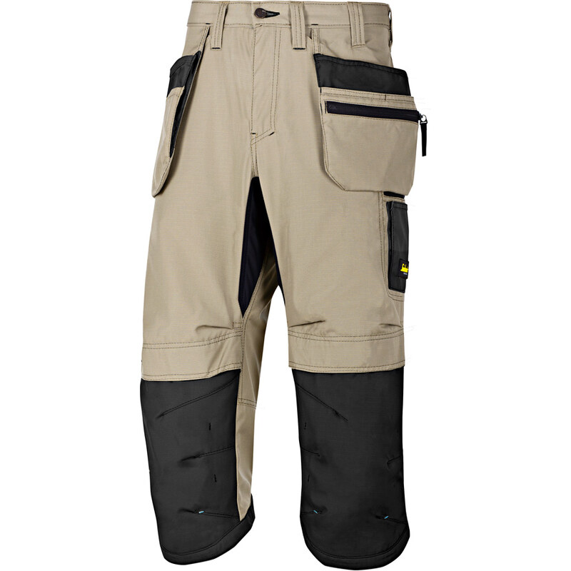 Kalhoty ¾ Pirate LiteWork 37.5 s PK béžové Snickers Workwear