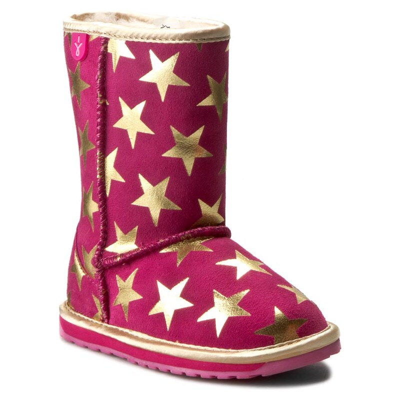 Boty EMU AUSTRALIA - Starry Night K11119 Hot Pink/Rose Soustenu