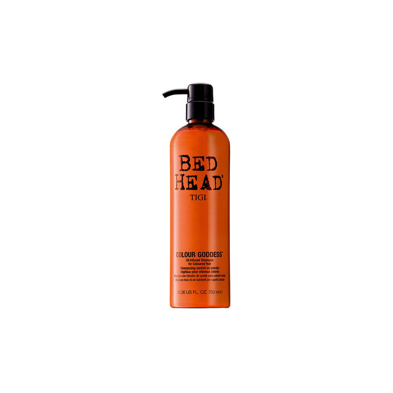 Tigi Bed Head Colour Goddess Shampoo 750ml Šampon na poškozené, barvené vlasy W Pro barvené vlasy