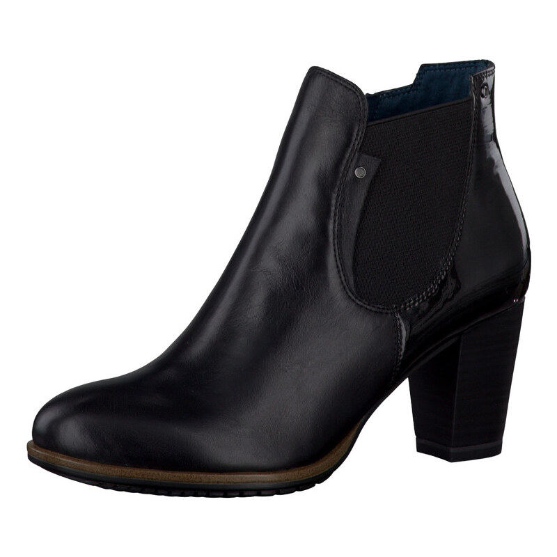Tamaris Elegantní dámské kotníkové boty 1-1-25358-27 001 Black