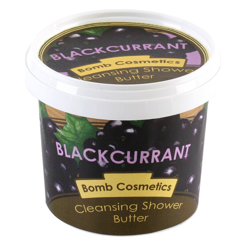 Bomb Cosmetics Čistící sprchové máslo Černý rybíz