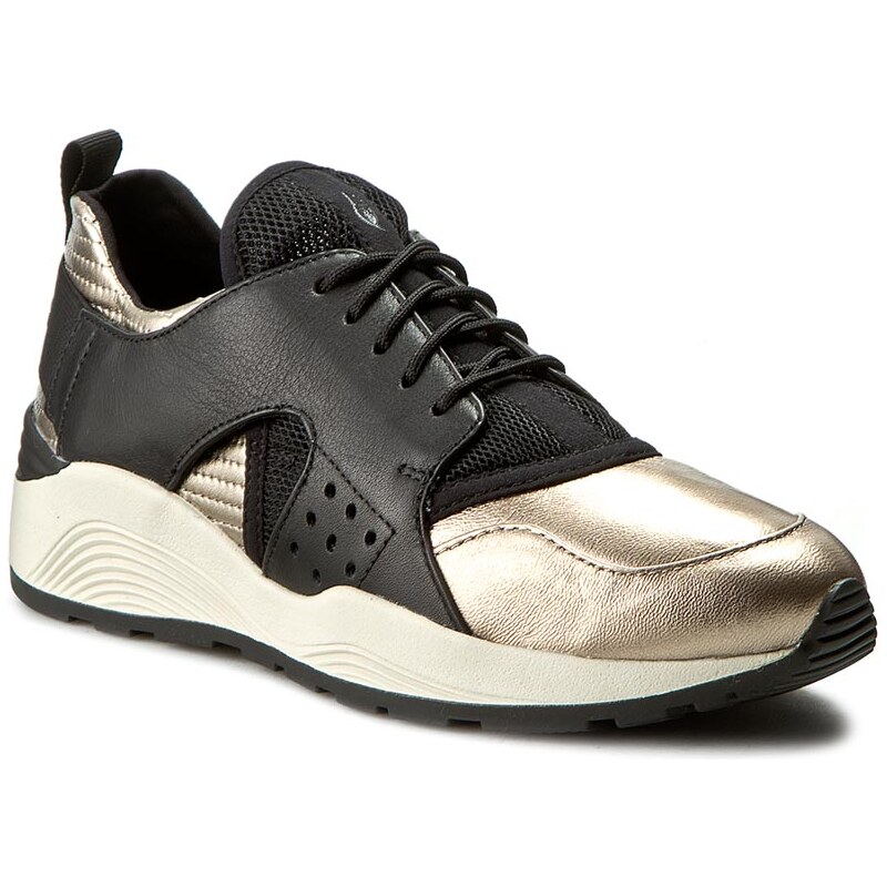 Sneakersy GEOX - D Omaya Plus A D642RA 0KY85 CB69B Lt Bronze/Black