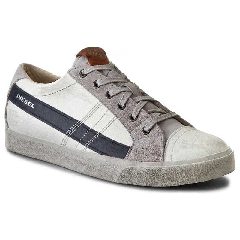 Sneakersy DIESEL - D-String Low Y01107 P0919 H6105 White/Vapor Blue/Blu