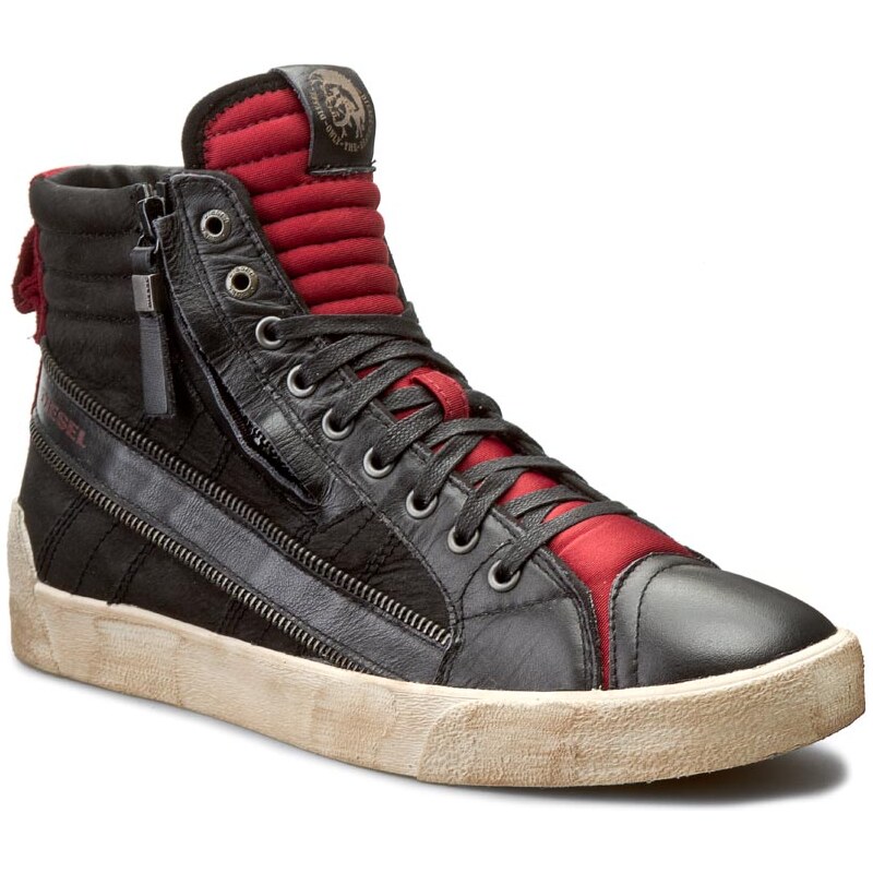 Sneakersy DIESEL - S-String Plus Y01169 P1038 H2177 Black/Bikini Red