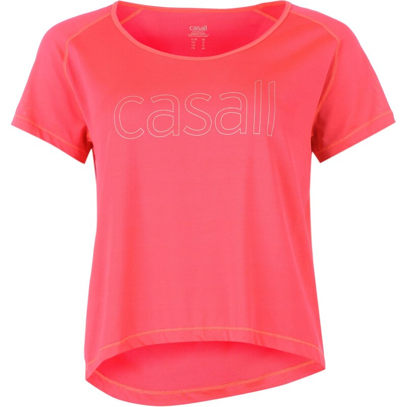 Triko Casall Mesh dámské T Shirt Coral