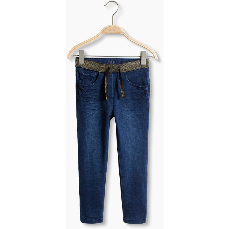 Esprit Teplákové džíny s elastickým pasem