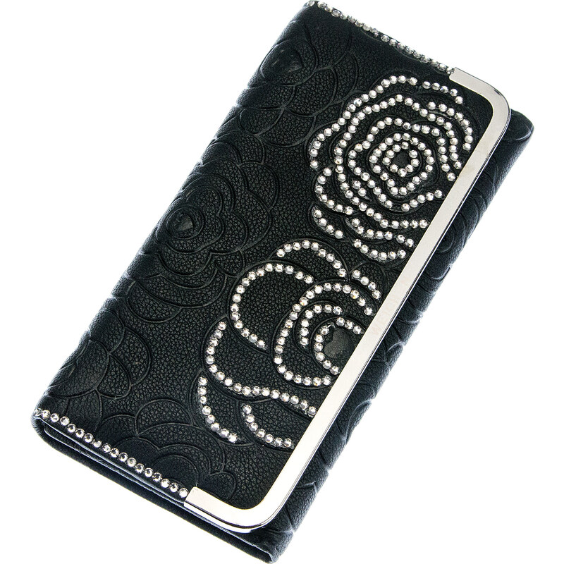 Fashion Icon Dámská peněženka Weichen Rose s krystalky