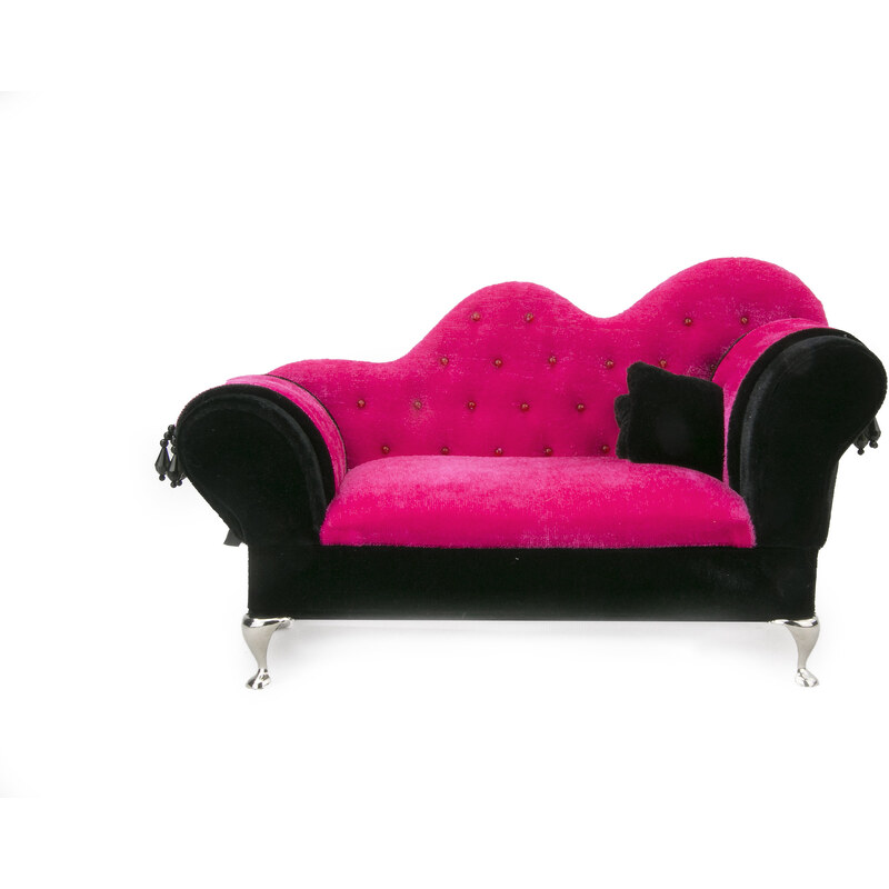 Fashion Icon Šperkovnice Big Sofa růžovo-černé SP0010-1206