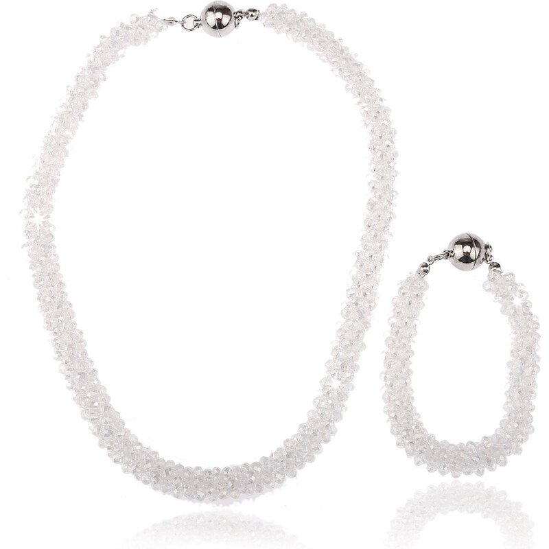 Fashion Icon Sada náhrdelník a náramek Beads s korálky SD0065-01