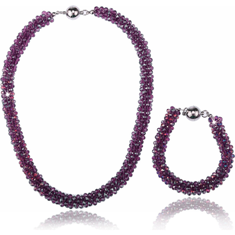 Fashion Icon Sada náhrdelník a náramek Beads s korálky SD0065-22