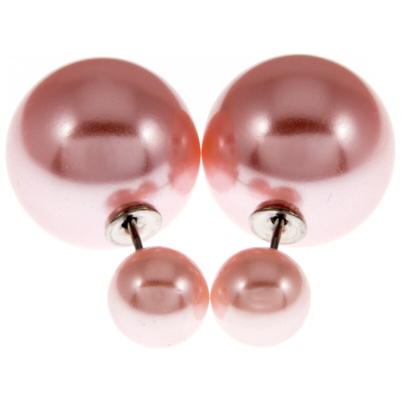 Fashion Icon Náušnice kuličky perleťové oboustranné NE0668-0309