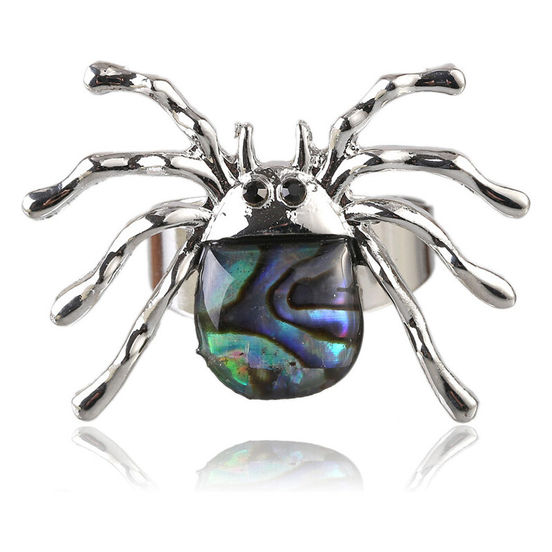 Fashion Icon Prsten pavouk s Paua perletí PR0017