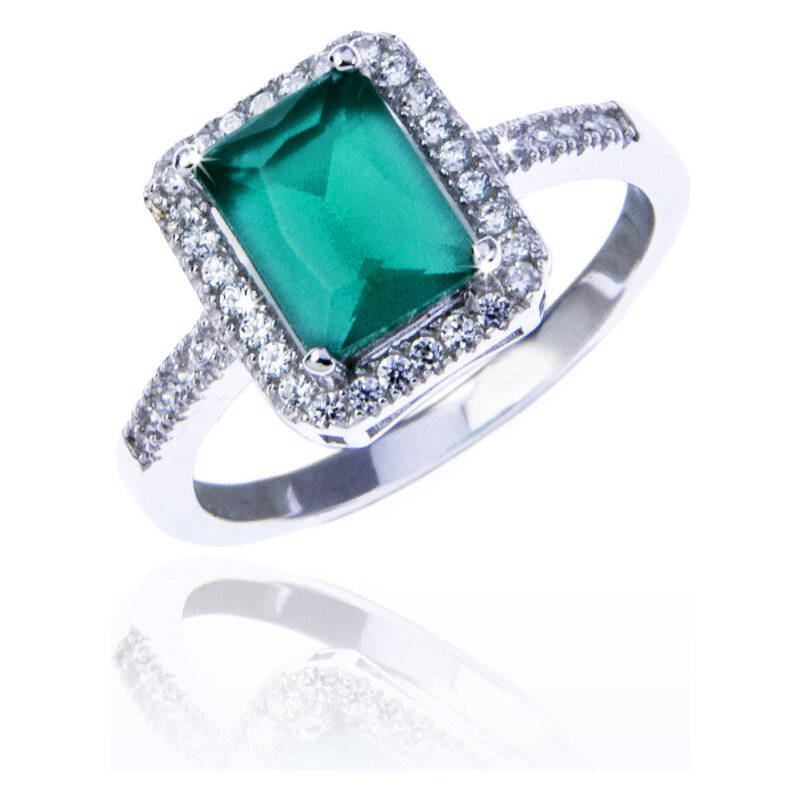 Fashion Icon Stříbrný prsten s krystalky