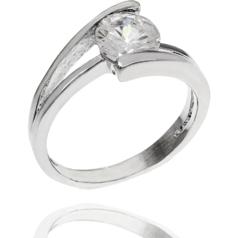 Prsten bižuterní kov s krystalem PR0062-035812