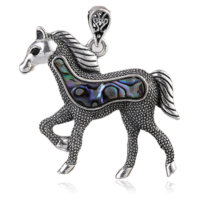 Fashion Icon Přívěsek kůň s Paua perletí PK0157-0337